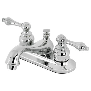 Kingston Brass KB601ALB 4 in. Centerset Bathroom Faucet, Polished Chrome