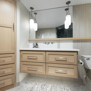 Lakeside Wellness Bathroom | Steam Shower Retreat at Lake Washington