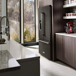 23.8 cu. ft. 36" Counter-Depth French Door Platinum Interior Refrigerator with P - Refrigerators