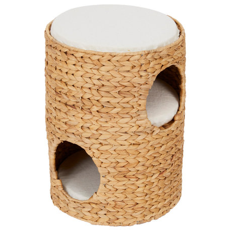 Seagrass Weaving Three Tier Pet House Condo