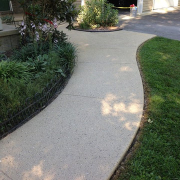 Spray Texture Concrete Overlay
