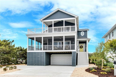 Design ideas for a beach style exterior in Other.