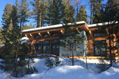 Inspiration for a modern exterior home remodel in Boise