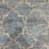 EORC Blue/Silver Hand Knotted Wool Agra Rug 10' x 14'