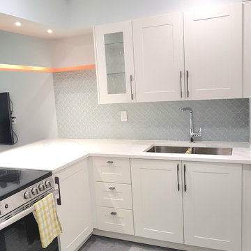South Vancouver Strata Condo – Modern Kitchen Renovation with Custom Cabinetry