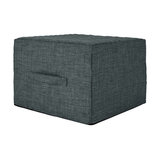 Argos Home Prim Fabric Single Ottoman Bed - Charcoal