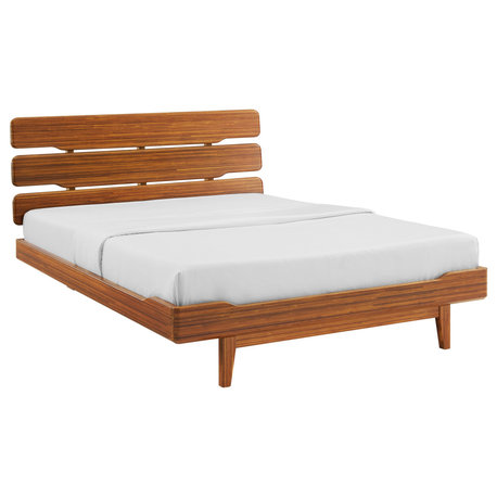 Currant Platform Bed, Amber, Queen