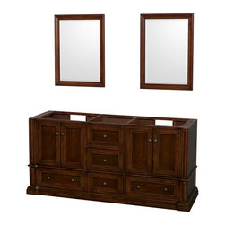 Antique Bathroom Vanities in Cherry Finish - Bathroom Vanities And Sink Consoles