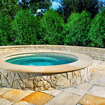 West Chicago, IL Custom Raised Hot Tub