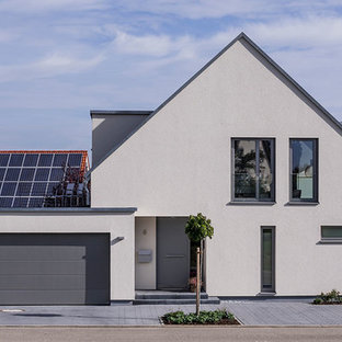 Skandinavische Häuser mit Putzfassade Ideen, Design & Bilder - August