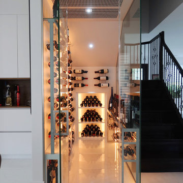 Doral Under Stairs Wine Room