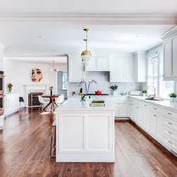 Short Hills, NJ &ndash; Transitional &ndash; White Kitchen Cabinets - Kitchen Cabinetry