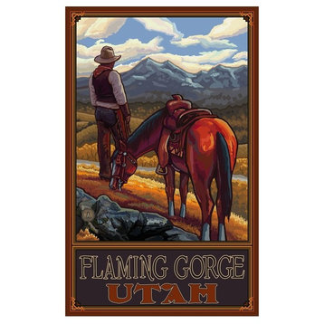 Paul A. Lanquist Flaming Gorge Utah Art Print, 12"x18"