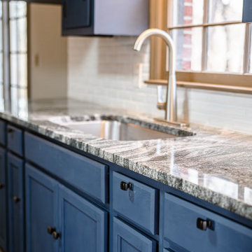 Gray Mist Granite & Whisper White Subway Tile — Rochelle, VA