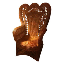 Set Of Walters Wicker Victorian Armchairs - Armchairs And Accent Chairs