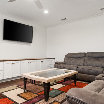 Living Room Custom Media Console