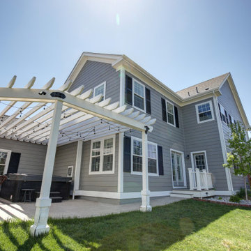 Partial Siding Replacement | Full House Painted