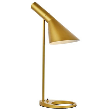 Living District Juniper 1 Light Table Lamp, Brass - LD2364BR