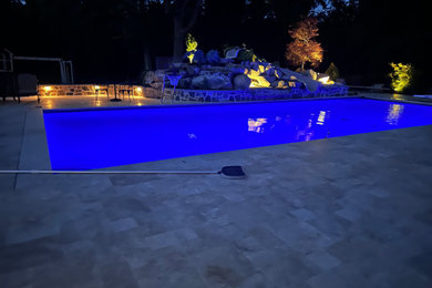 Example of a mountain style home design design in DC Metro