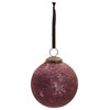 Distressed Glass Ball Ornament, Set of 6