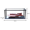 Display Case For Speed Boat Handcrafted Wooden Display Case for Model Ships