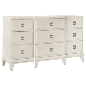 Madison 9-Drawer Dresser, Gray-White Wash