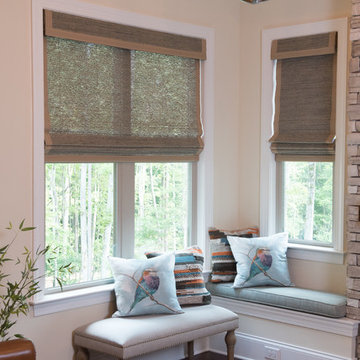 Wake Forest Home with Woven Wood with accent banding, cordless.