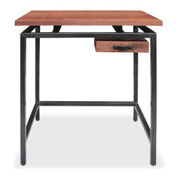 Floating Walnut Standing Desk - Furniture