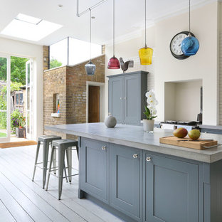 This is an example of a bohemian kitchen in London.