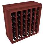 Wine Racks America - 36-Bottle Deluxe Wine Rack,  Redwood, Cherry Stain - *Please Note*
