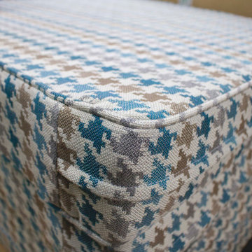 Modern courtyard cushions and pillows