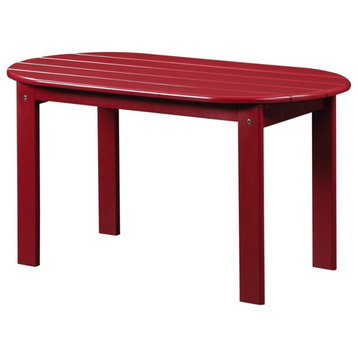 Adirondack Red Coffee Table, 18.11'' X 35.24'' X 18.11'', Red