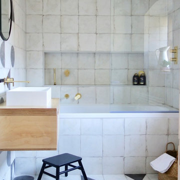 The Monochrome Family Bathroom