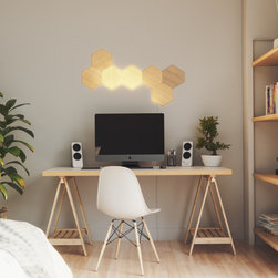 Nanoleaf Elements Wood Look Starter Kit (7 Pack) - Home Electronics
