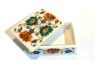 Marble Inlay Box With Fine Work