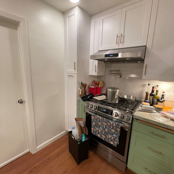 Kitchen Remodel 2024 Oakland/ white and light green