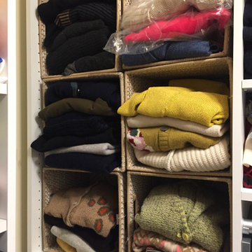 Simple And Clean Organization For Sweaters
