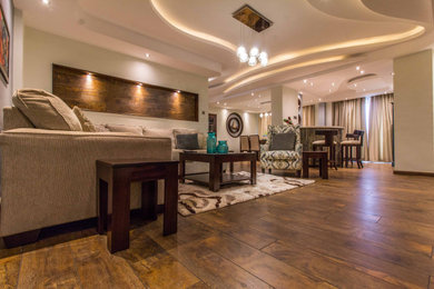 Living room - contemporary living room idea in Other