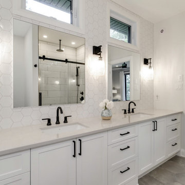 Armitage Avenue Custom Home - Ensuite Bathroom