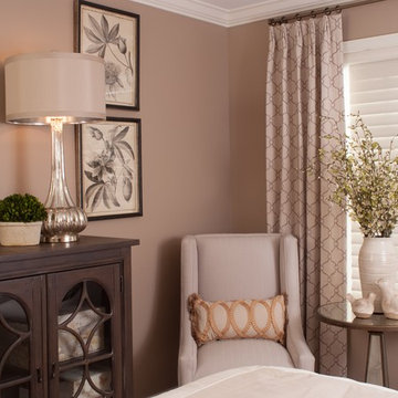 Classic Monochromatic Bedroom