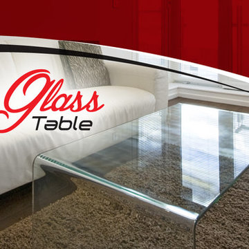 Bent Glass Table