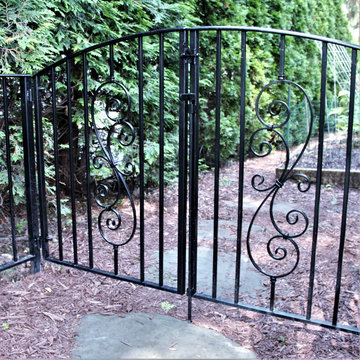 Wrought Iron Garden Gate