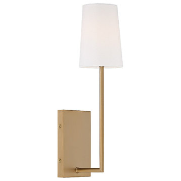 Crystorama Lena Wall Sconce in Vibrant Gold