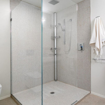 Modern His and Hers Bathroom Remodel in Hacienda Heights, CA