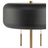 Novogratz x Globe 22" 2-Light Metallic Dark Gray Table Lamp