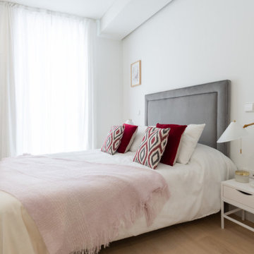 Home Staging en duplex con muebles de alquiler en Chamartin - Madrid