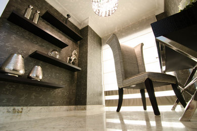 Home office - contemporary home office idea in Other