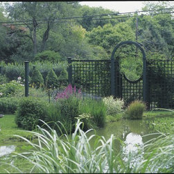Deer Fence with Custom Arbor - Home Fencing And Gates