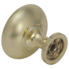 Amerock Edona 1-1/4" 32 mm Diameter Cabinet Knob, Polished Brass, Single