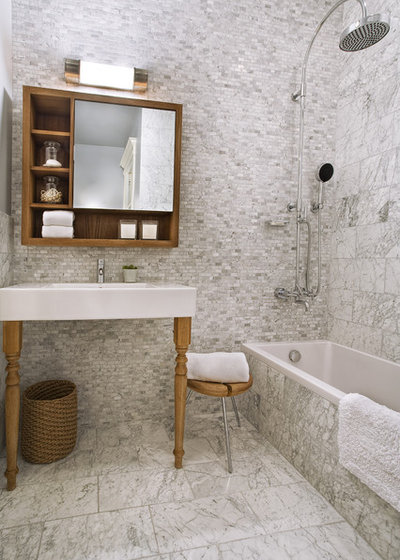 Современный Ванная комната by designpad architecture  - Patrick Perez Architect